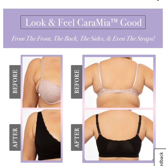 NWT Cara Mia Black Bra Size L & 3X - Picture 7 of 8